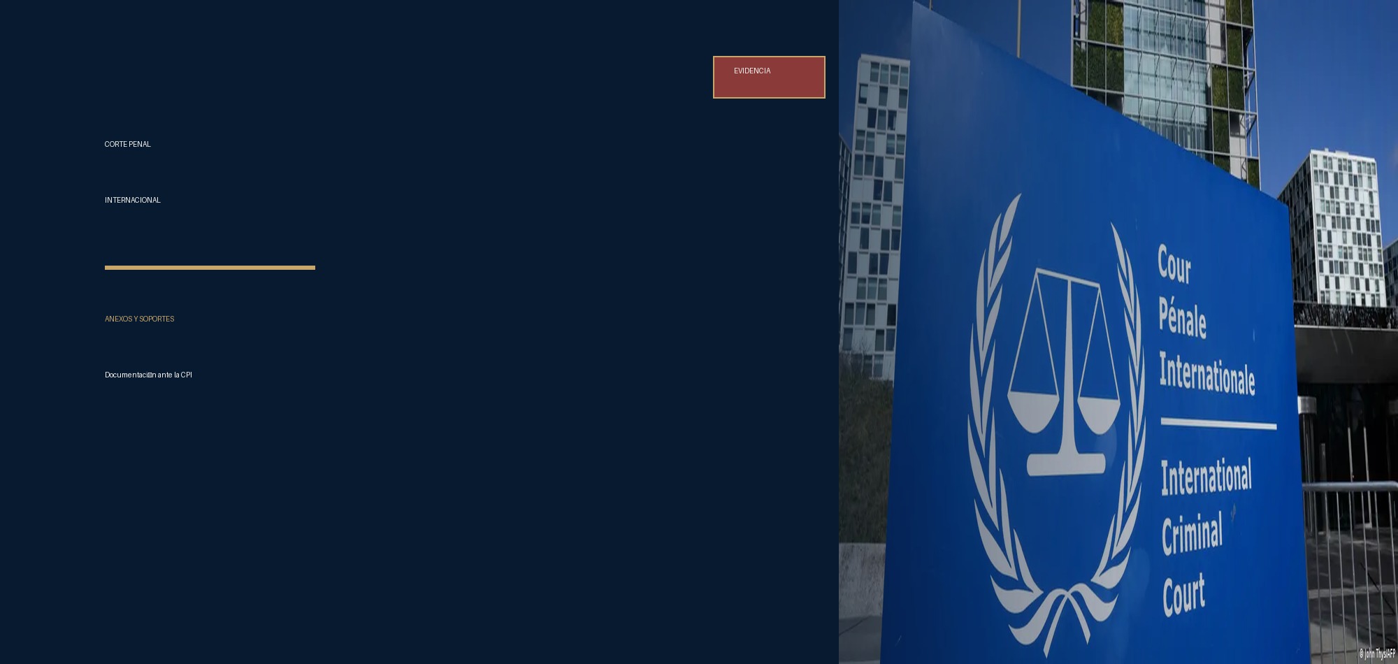Anexos y Soportes ante la Corte Penal Internacional